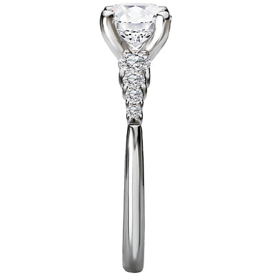 Classic Diamond Semi-Mount Engagement Ring