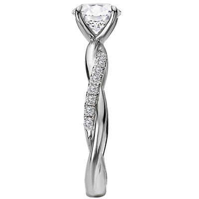 Semi-Mount Diamond Engagement Ring
