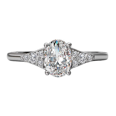Semi-Mount Diamond Engagement Ring