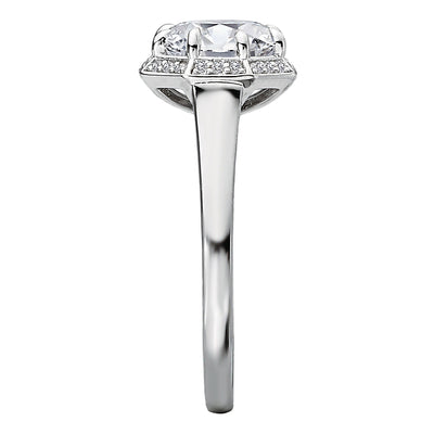 Semi-Mount Diamond Engagement Ring