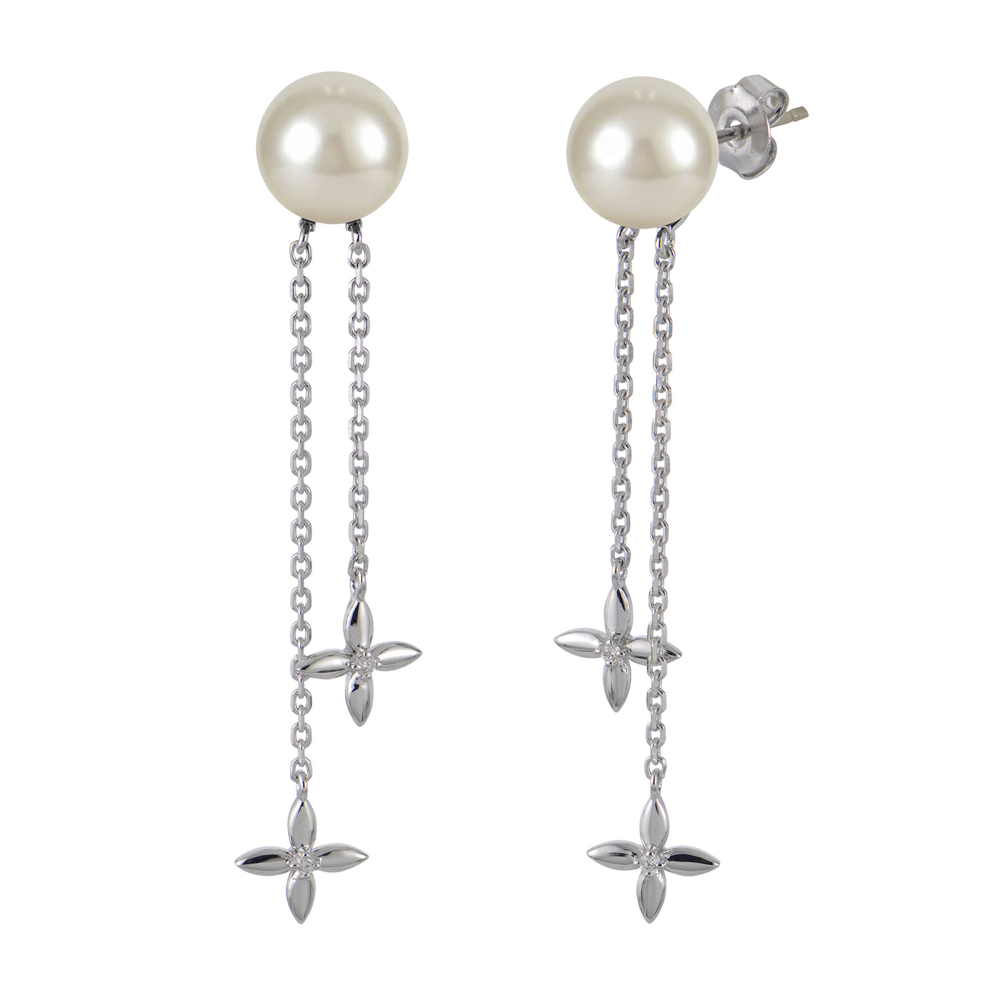 Sterling Silver Freshwater Pearl Earring