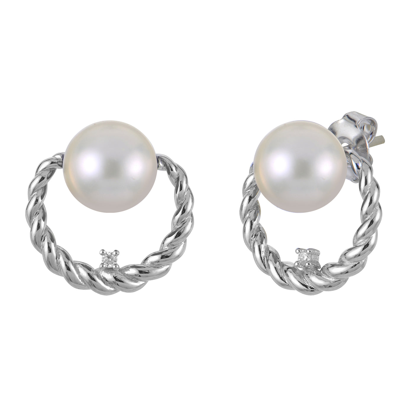 Sterling Silver Freshwater Pearl Earring