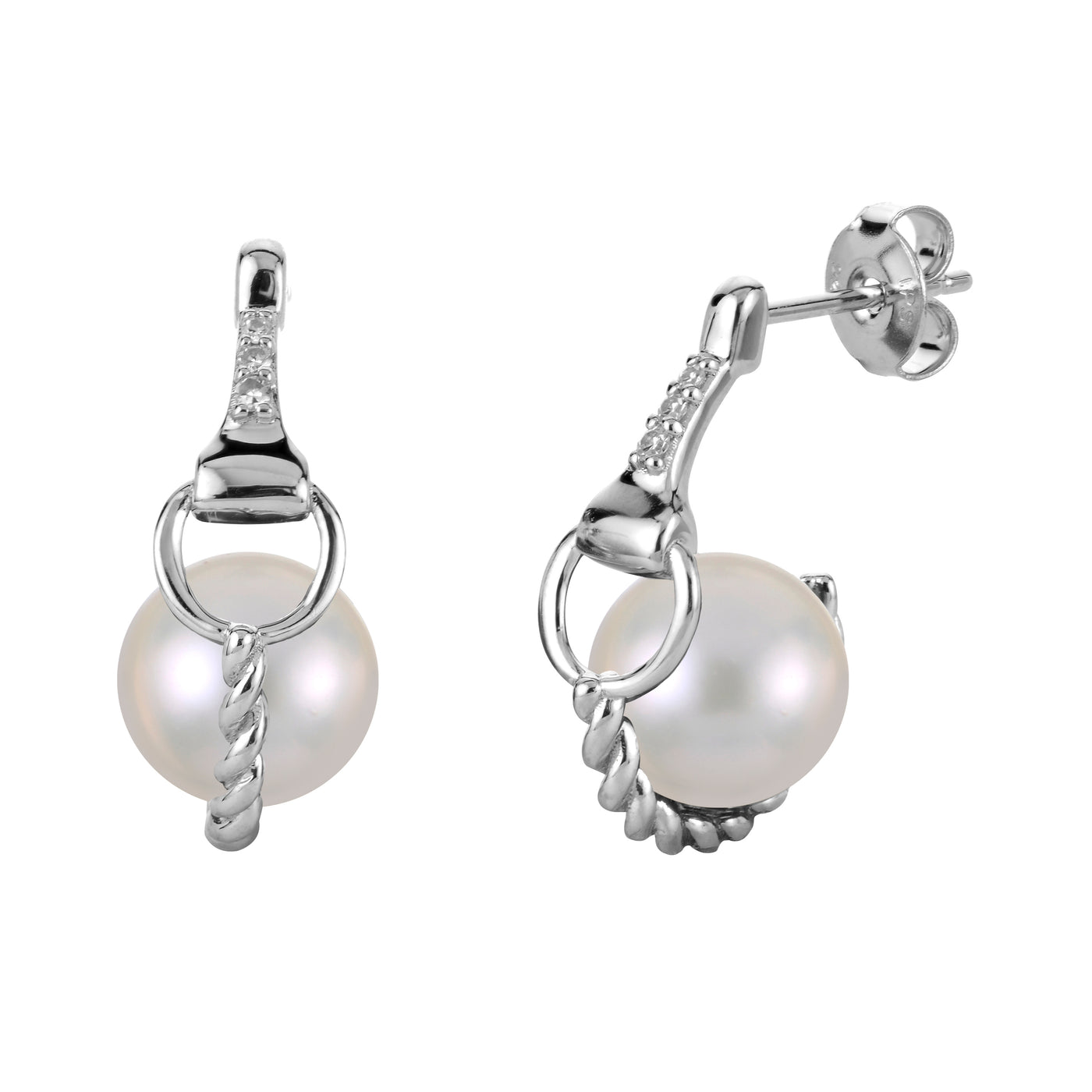 Sterling Silver Freshwater Pearl Earring