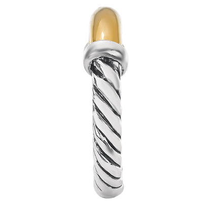 Ladies Fashion Two-Tone  Ring