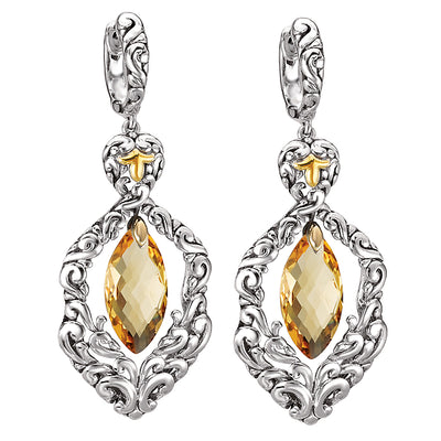 Ladies Fashion Gemstone Earrings