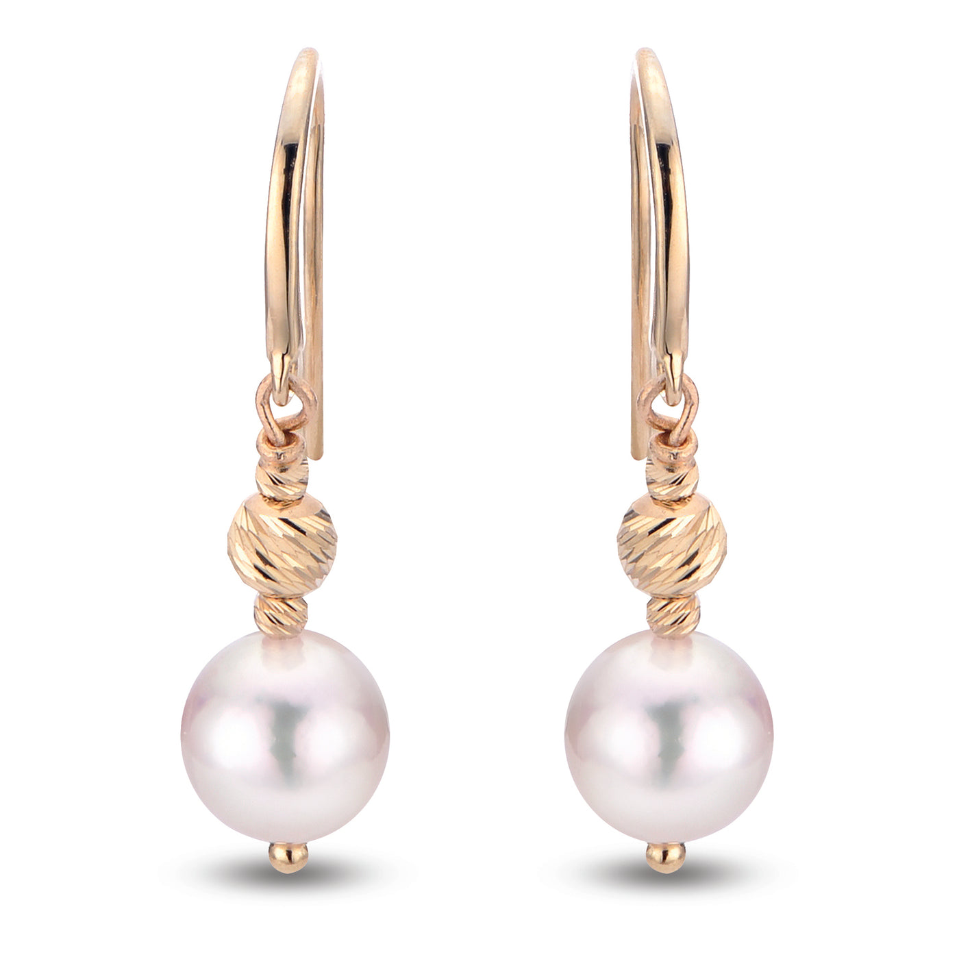 14KT Yellow Gold Akoya Pearl Earring