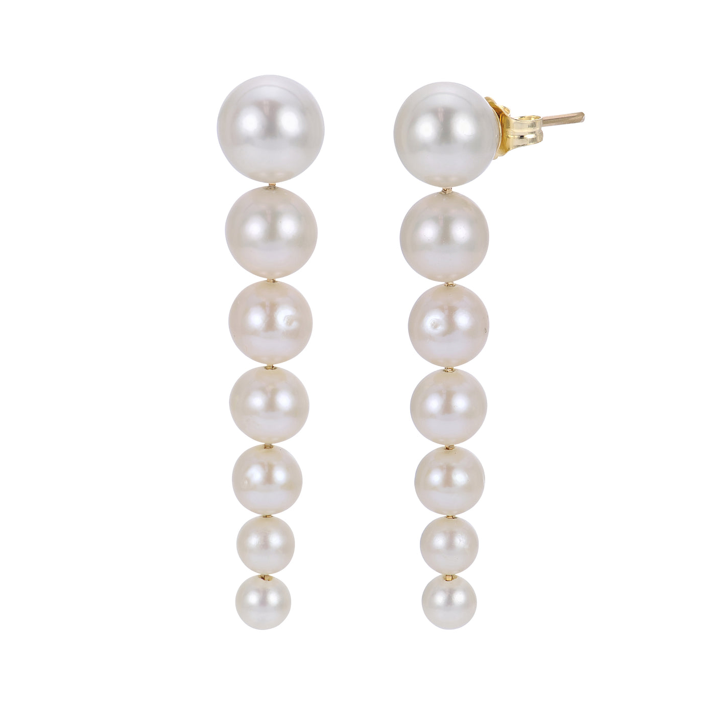 14KT Yellow Gold Freshwater Pearl Earring
