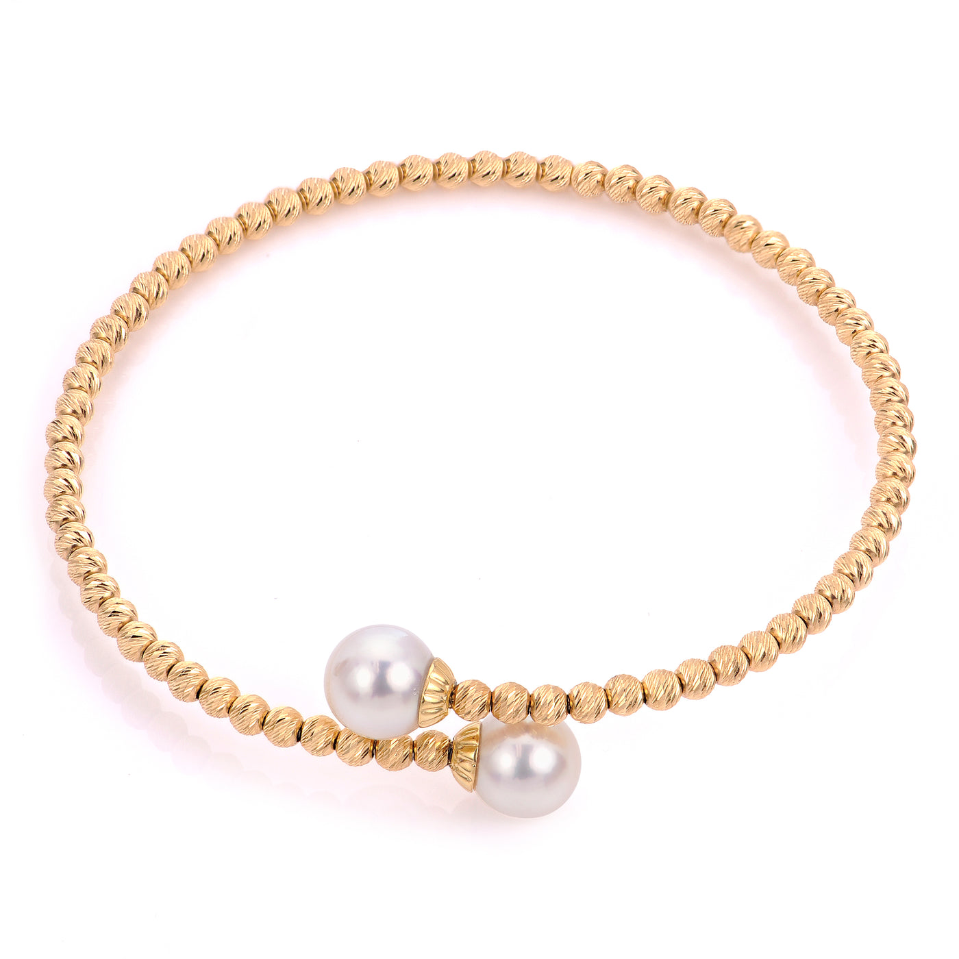 14KT Yellow Gold Akoya Pearl Bracelet