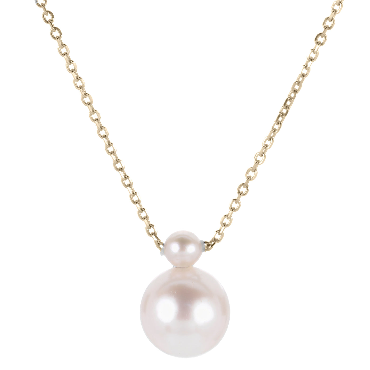 14KT Yellow Gold Freshwater Pearl Necklace