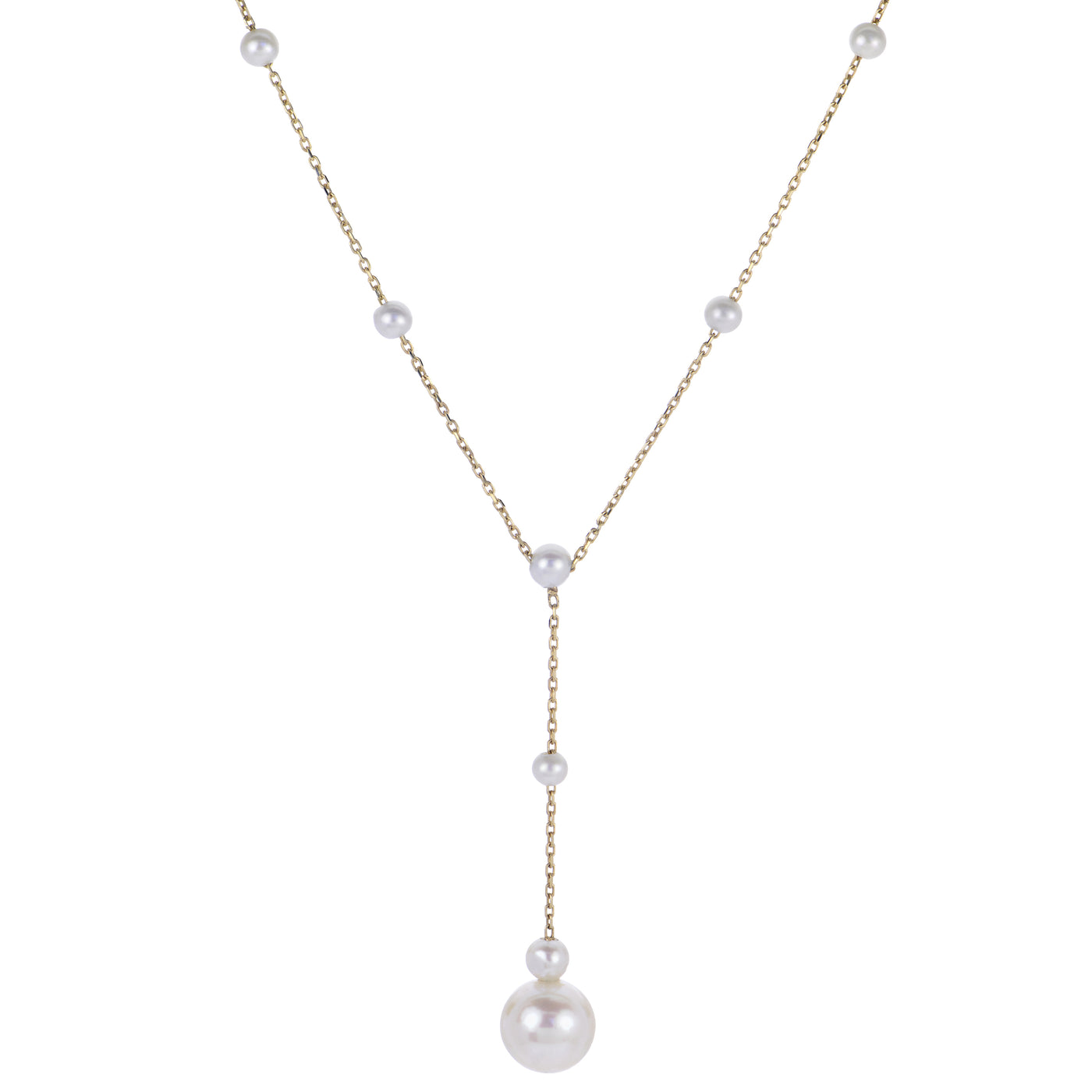 14KT Yellow Gold Freshwater Pearl Necklace