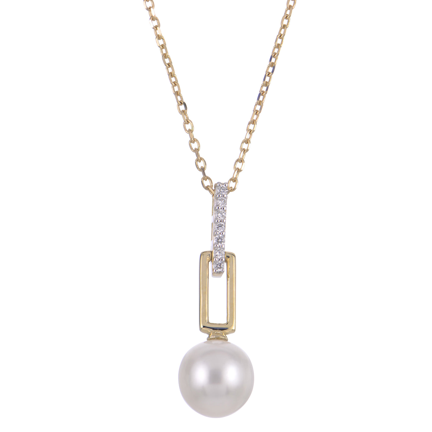 14KT Yellow Gold Freshwater Pearl Necklace