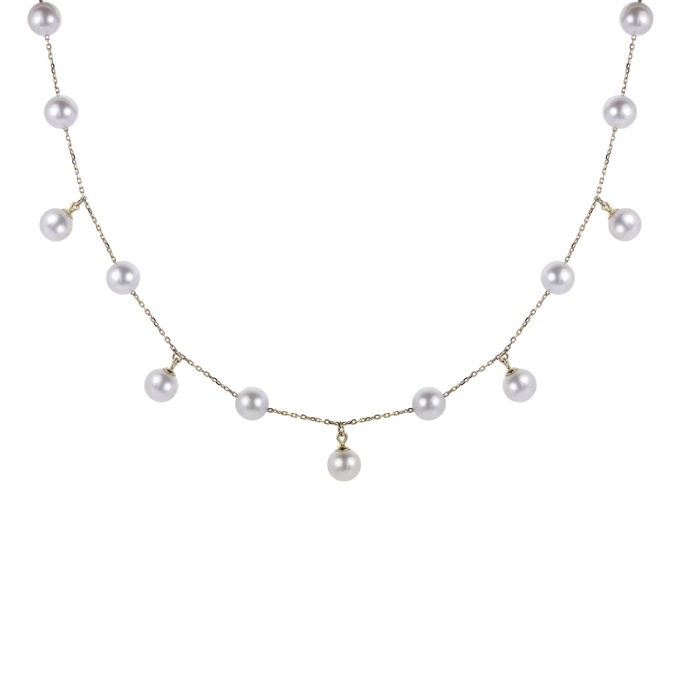 14KT Yellow Gold Freshwater Pearl Necklace