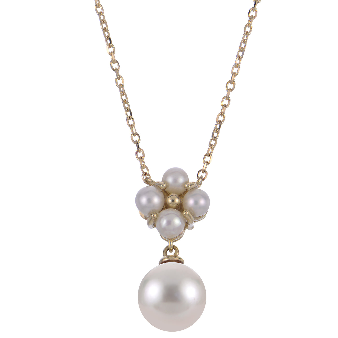 14KT Yellow Gold Freshwater Pearl Necklace