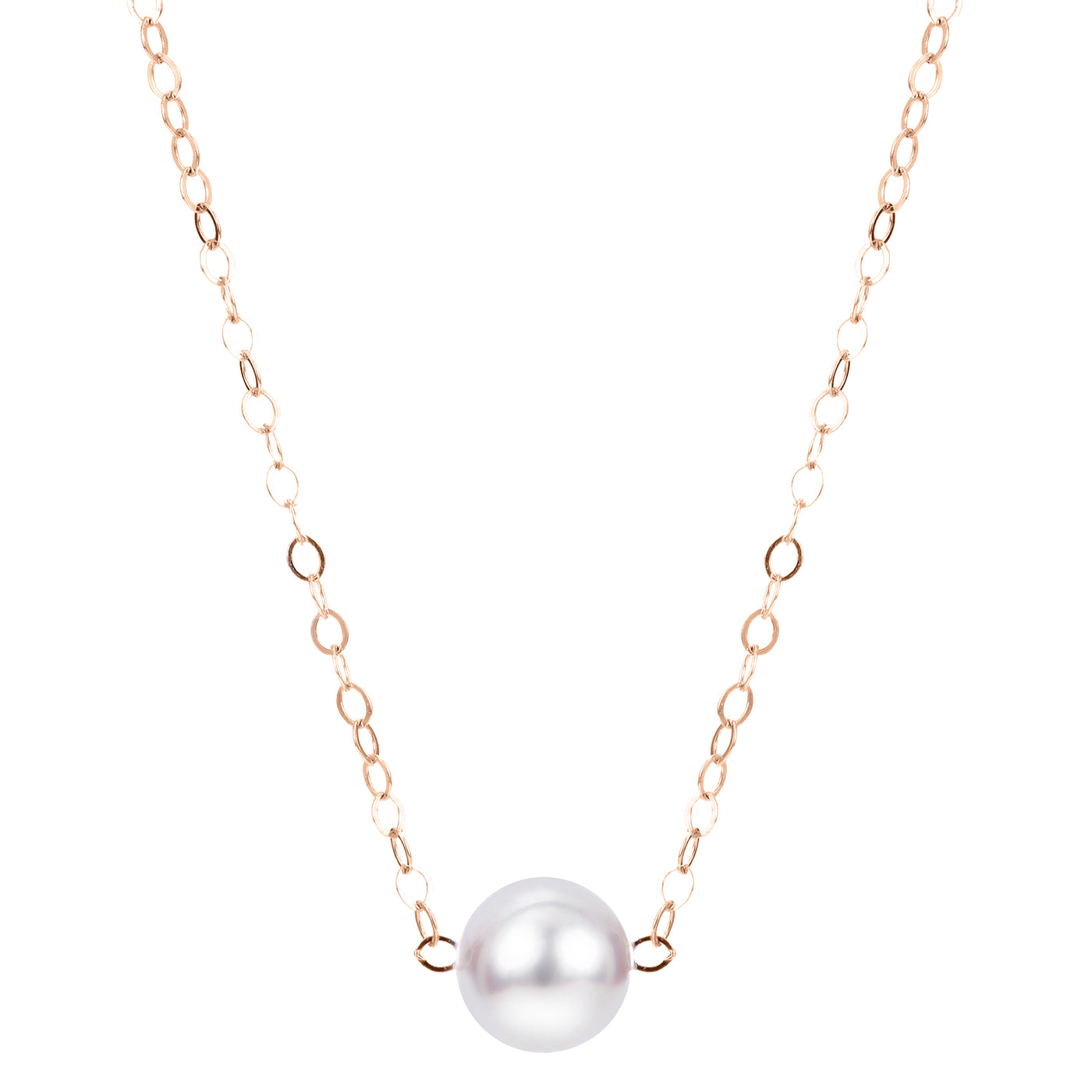 14KT Yellow Gold Akoya Pearl Necklace