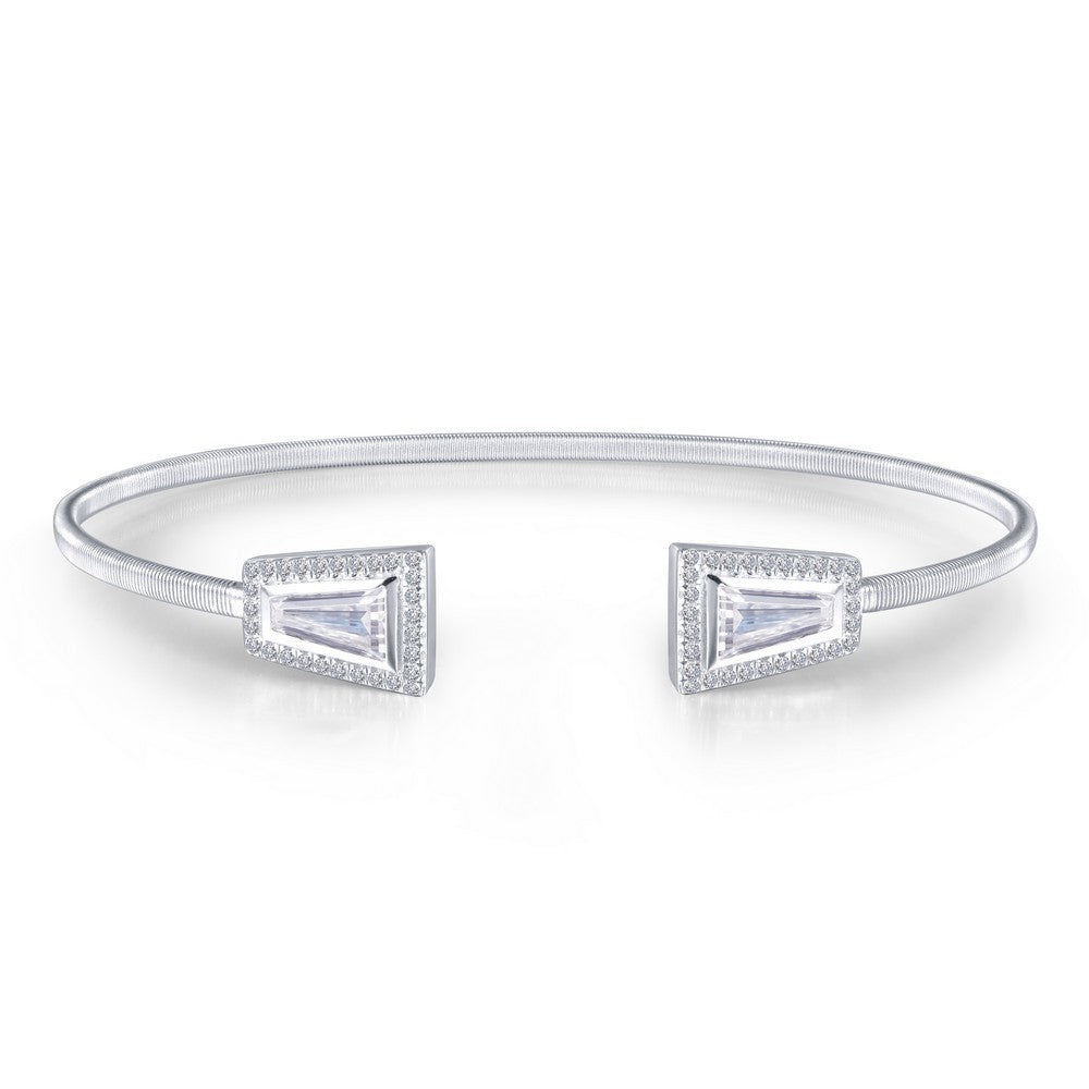 Bezel-Set Baguette Bracelet