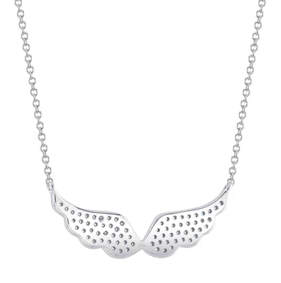 0.18CT DIAMOND ANGEL WINGS NECKLACE