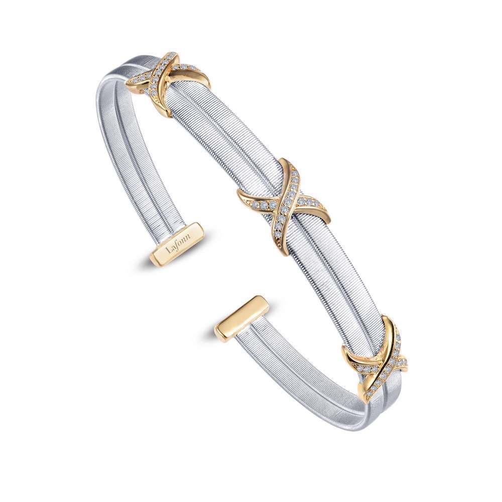 Open Cuff X Bracelet