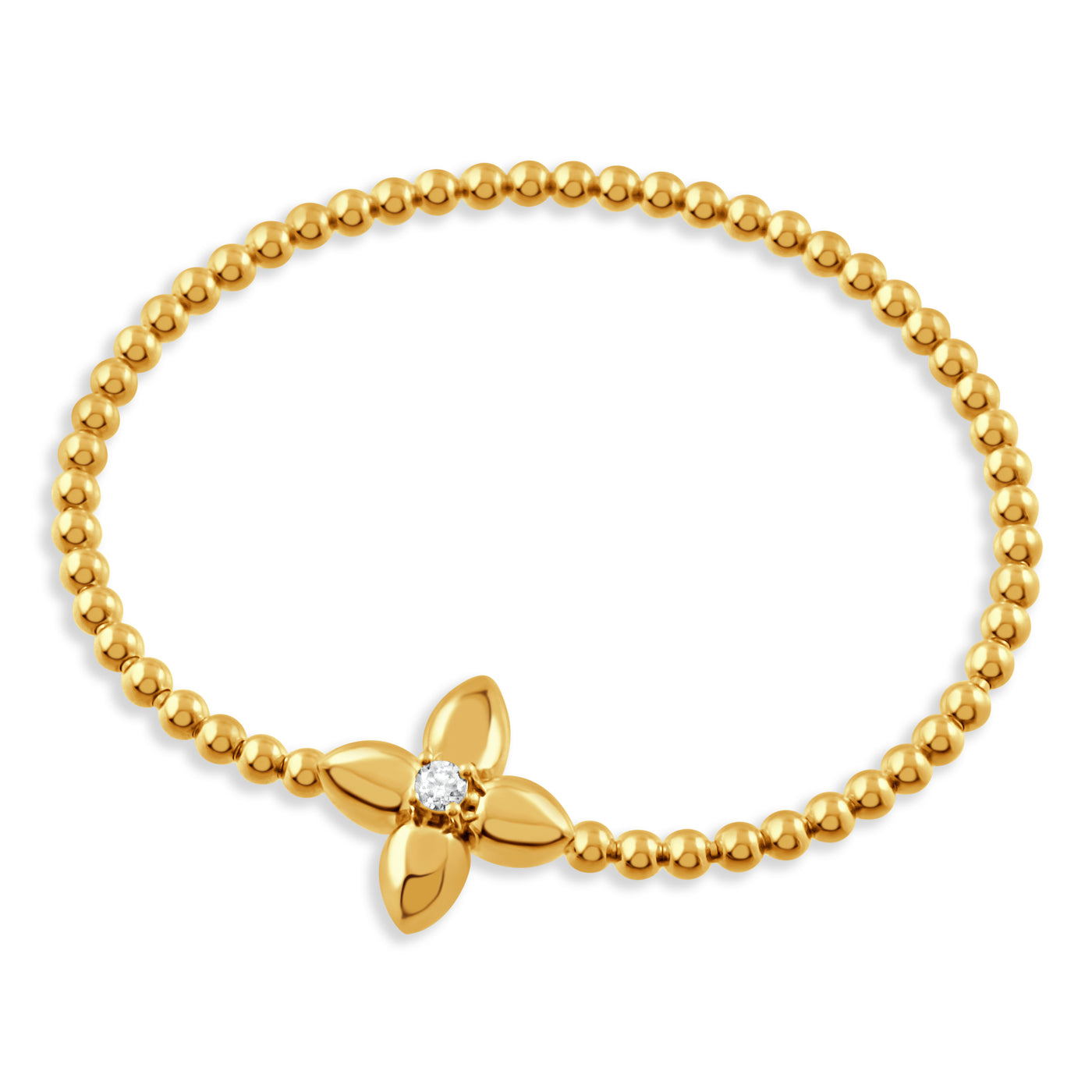 B11940-18K YELLOW GOLD DIAMOND BRACELET