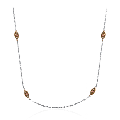 Necklace in 18k Gold with Diamonds