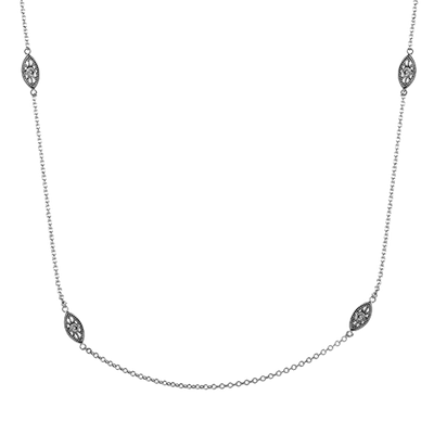Necklace in 18k Gold with Diamonds