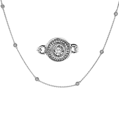 Necklace in 18k Gold with Diamonds