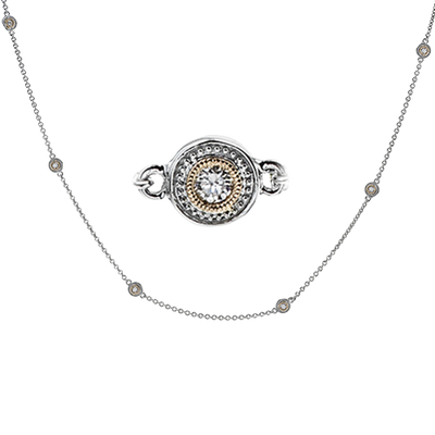 Necklace in 18k Gold with Diamonds
