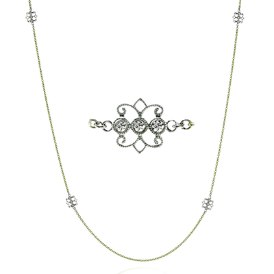 Necklace in 18k Gold with Diamonds