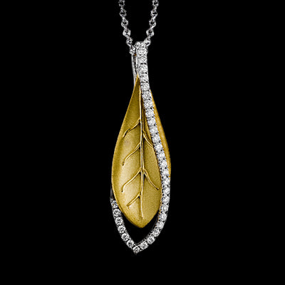 Pendant in 18k Gold with Diamonds