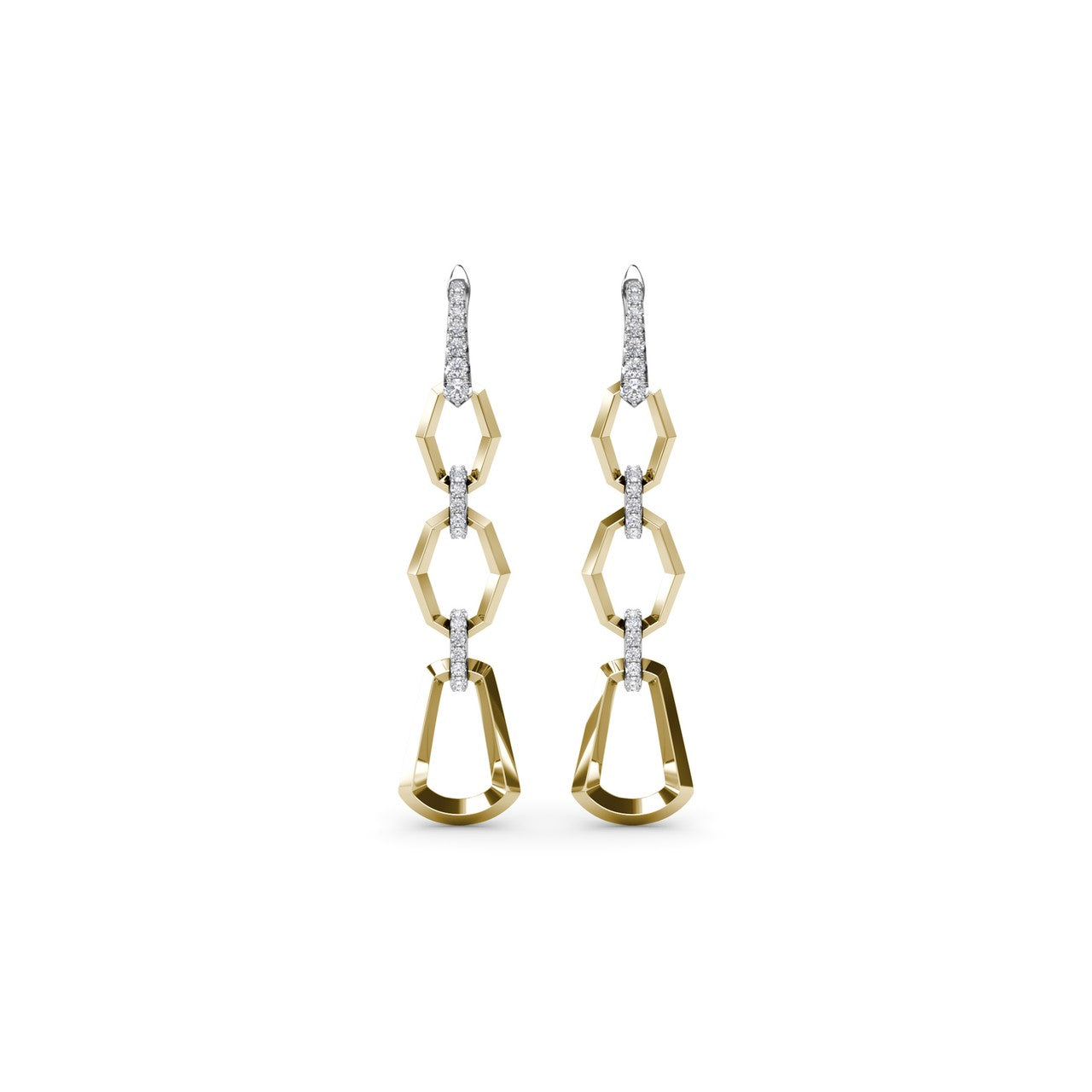 Lynq Modern Drop Earrings