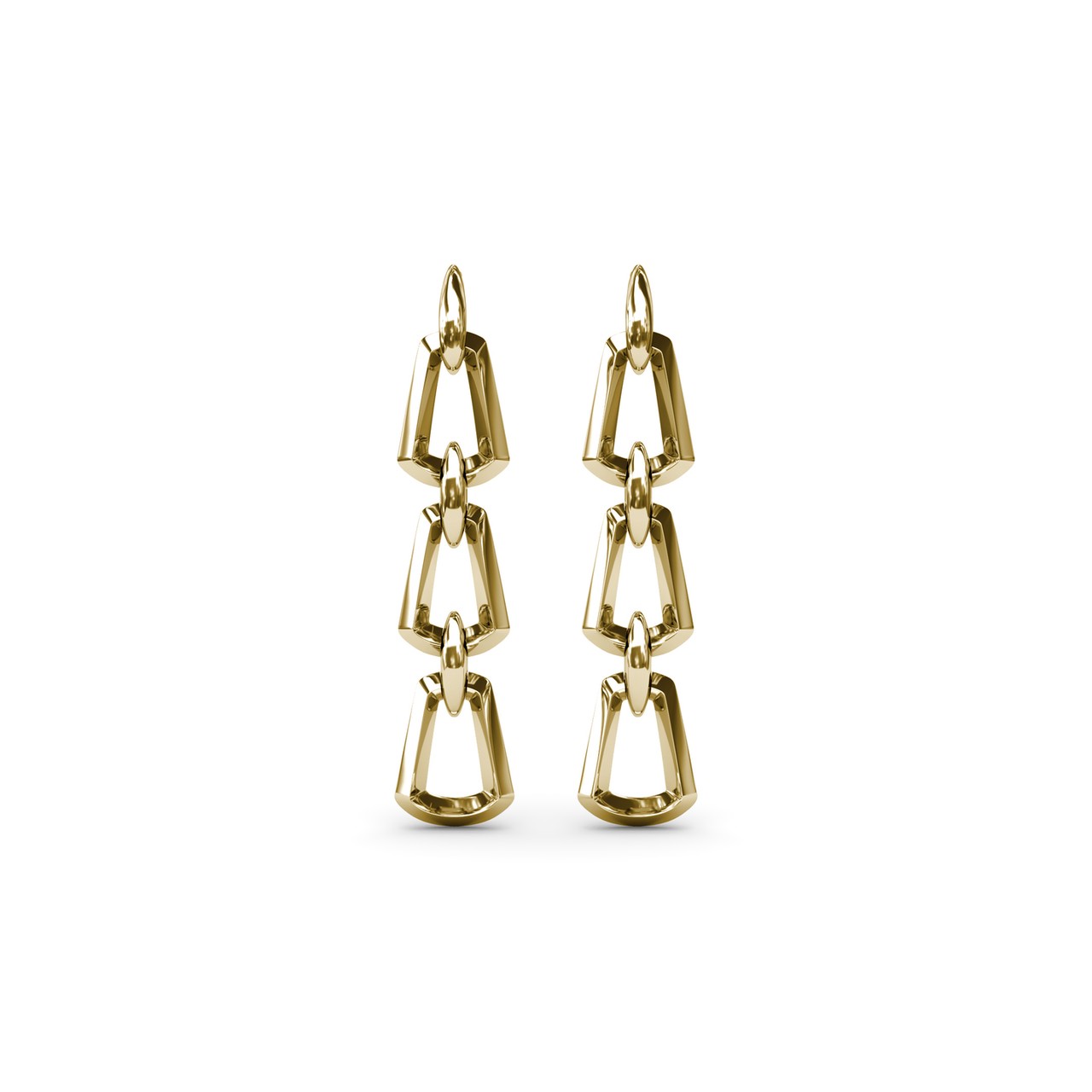 Lynq Long Trapezoid Earrings