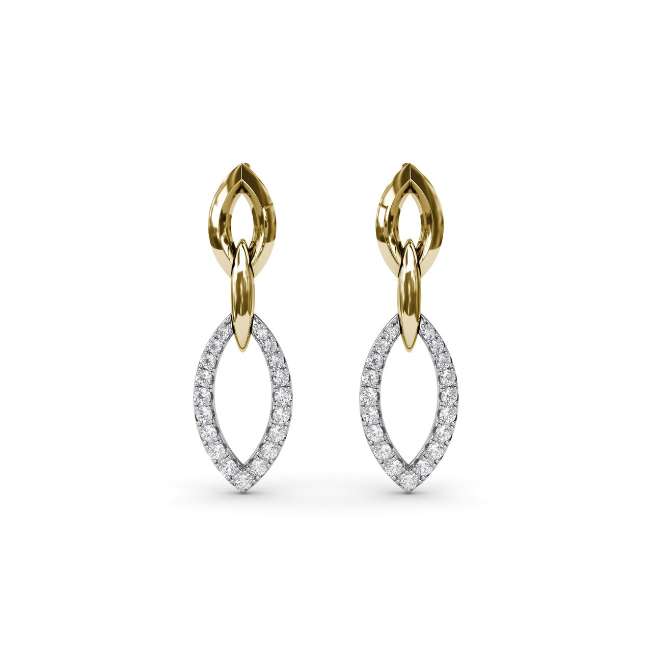Lynq Marquise-Shaped Drop Earrings