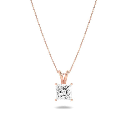 14KR 3ct Lab Diamond Pendant Timeless Charm