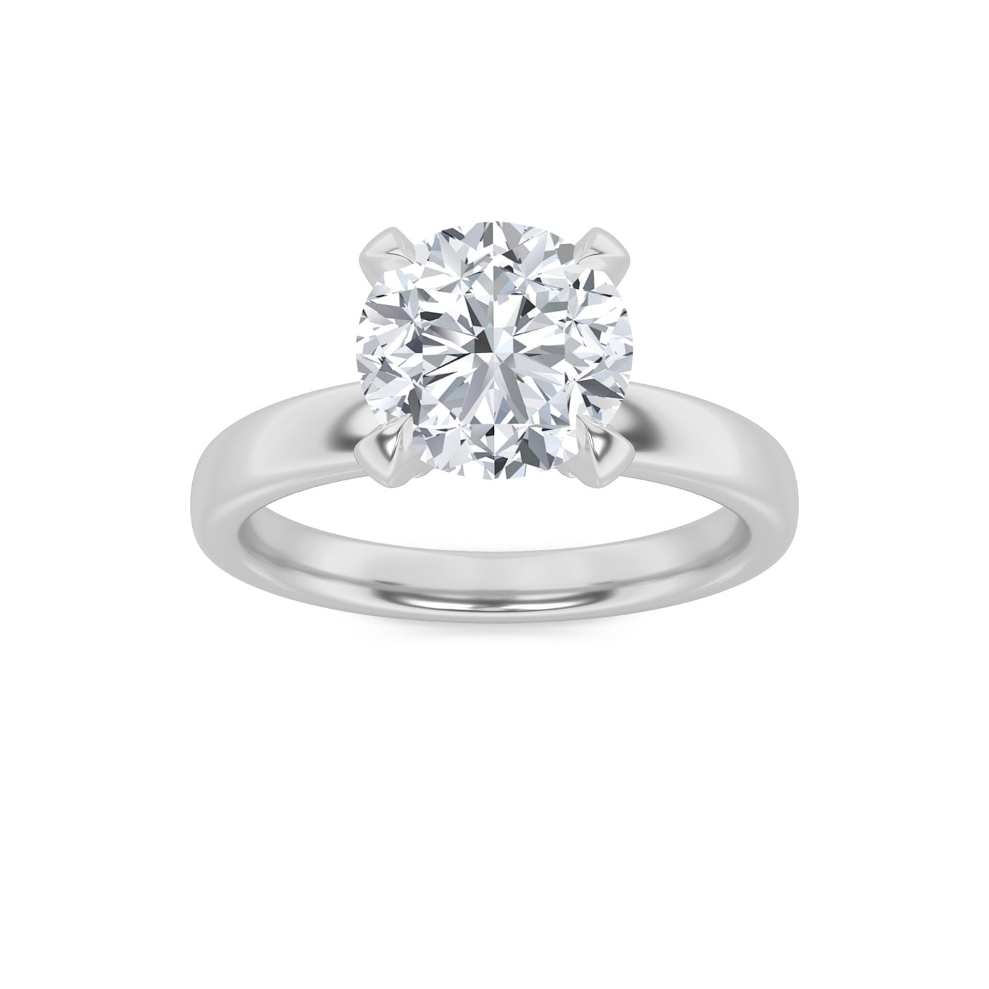14KW 2ct Lab Diamond Solitaire Engagement Ring