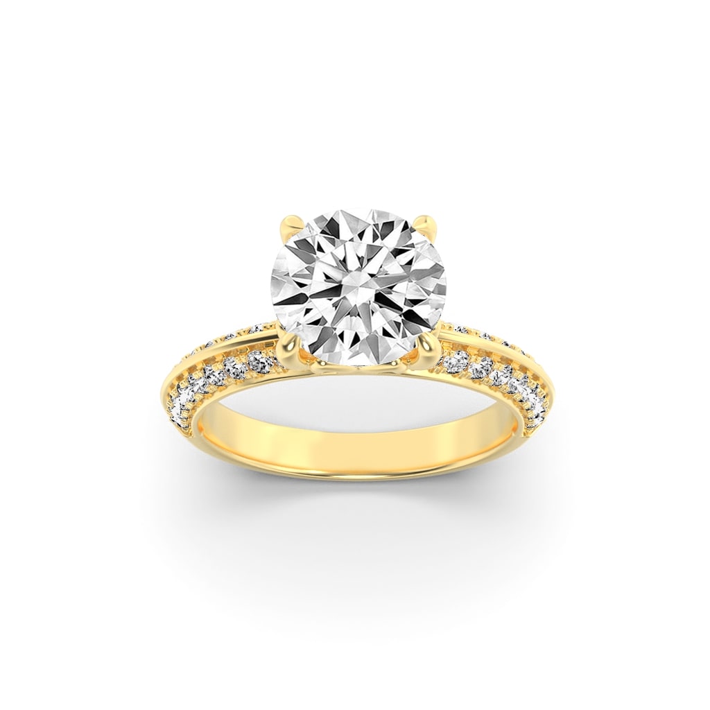 14KY 2ctw Lab Diamond Ring F+VS+ Solitaire