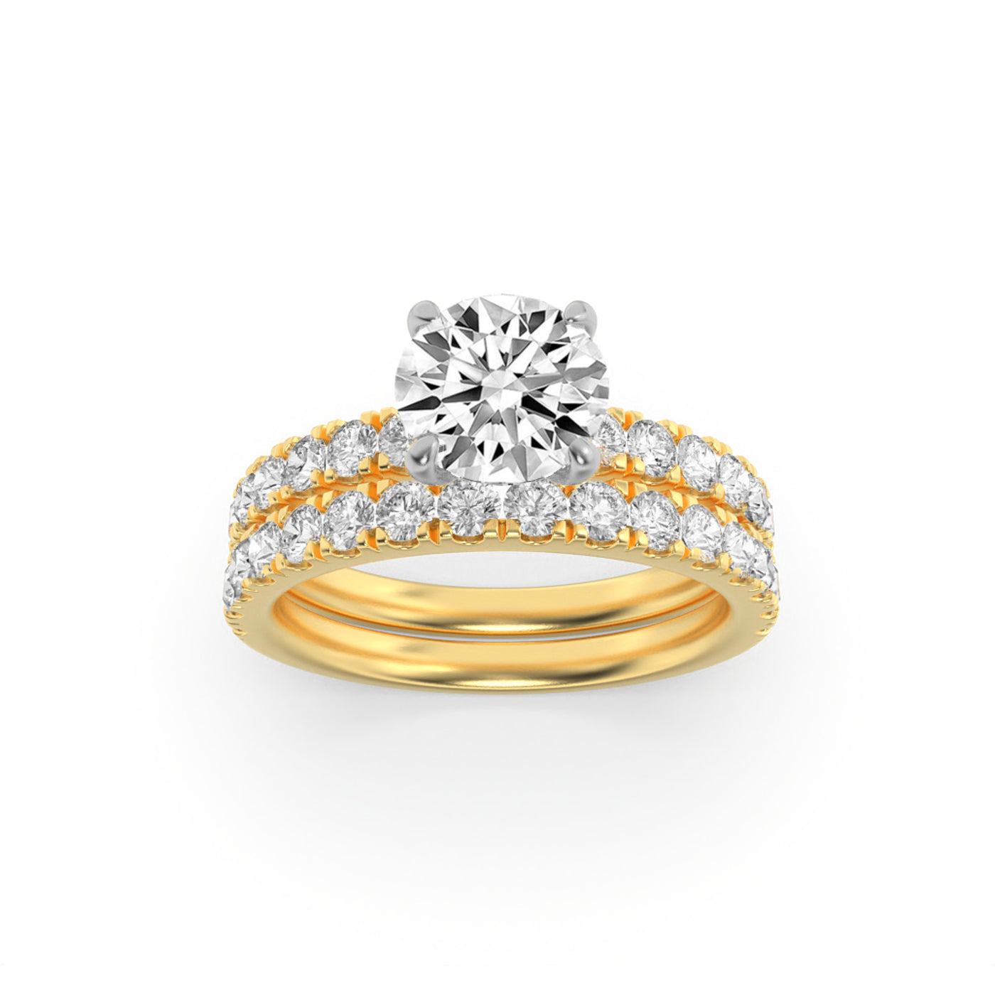 14K White Gold 2ct Lab Diamond Oval Solitaire Ring