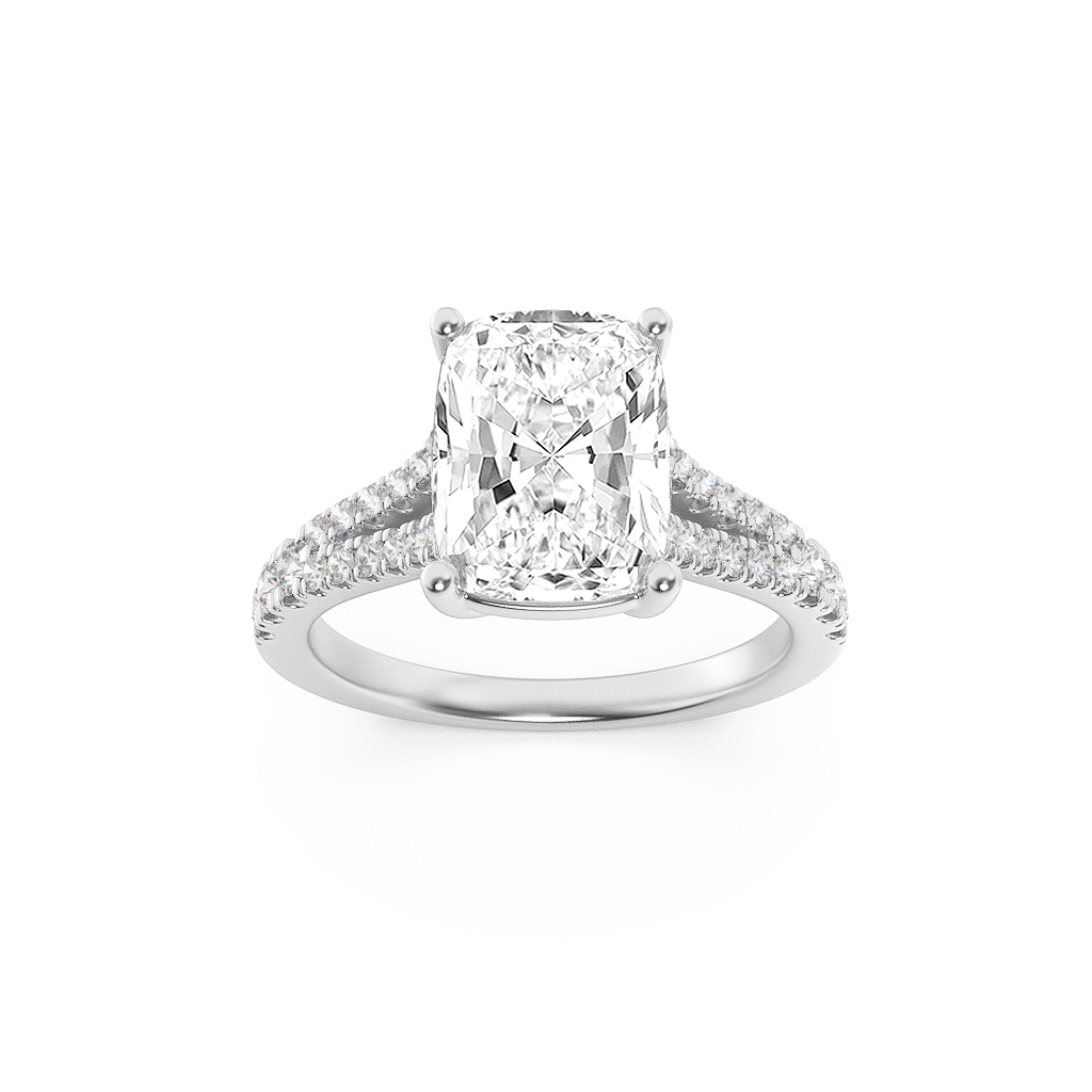 14KW 2.3ct Lab Diamond Solitaire Engagement Ring