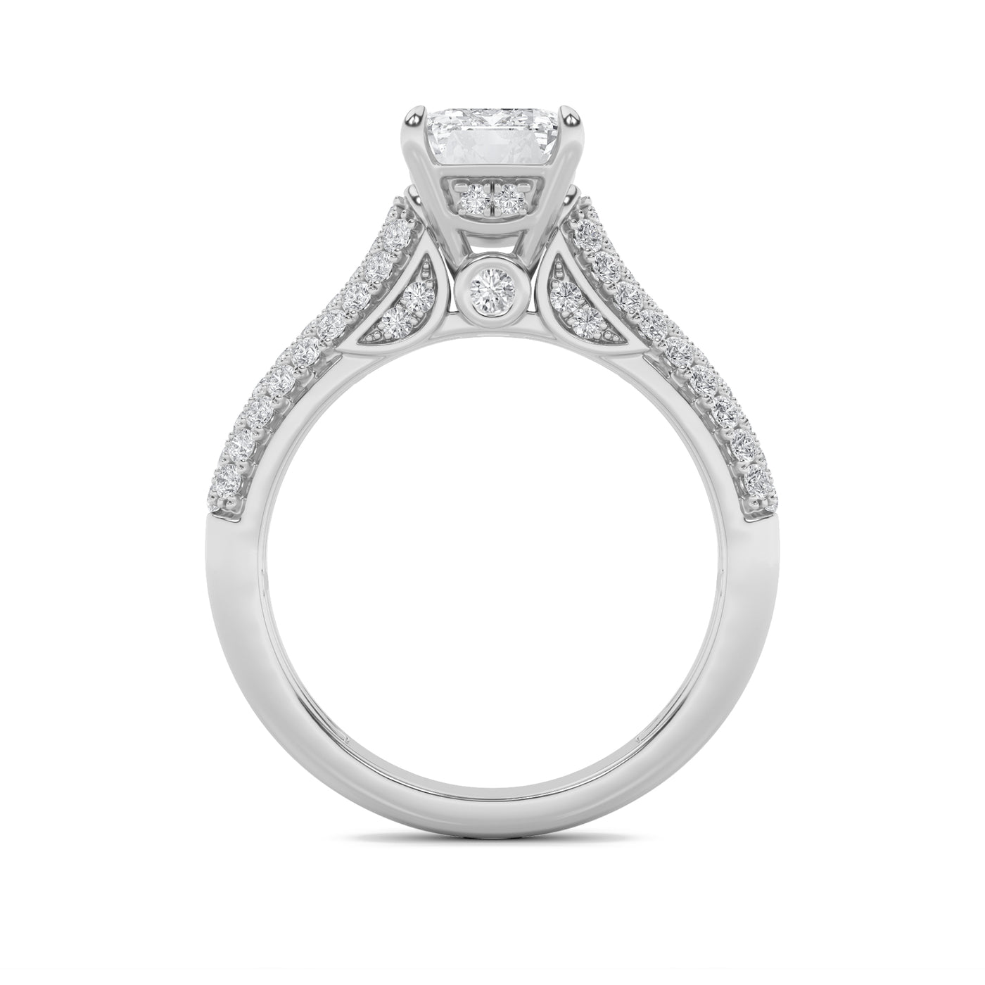14KW 1.5ct Lab Diamond Solitaire Engagement Ring, Size 7