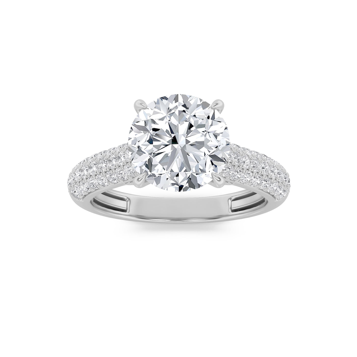 14KW 1.5ct Lab Diamond Solitaire Engagement Ring