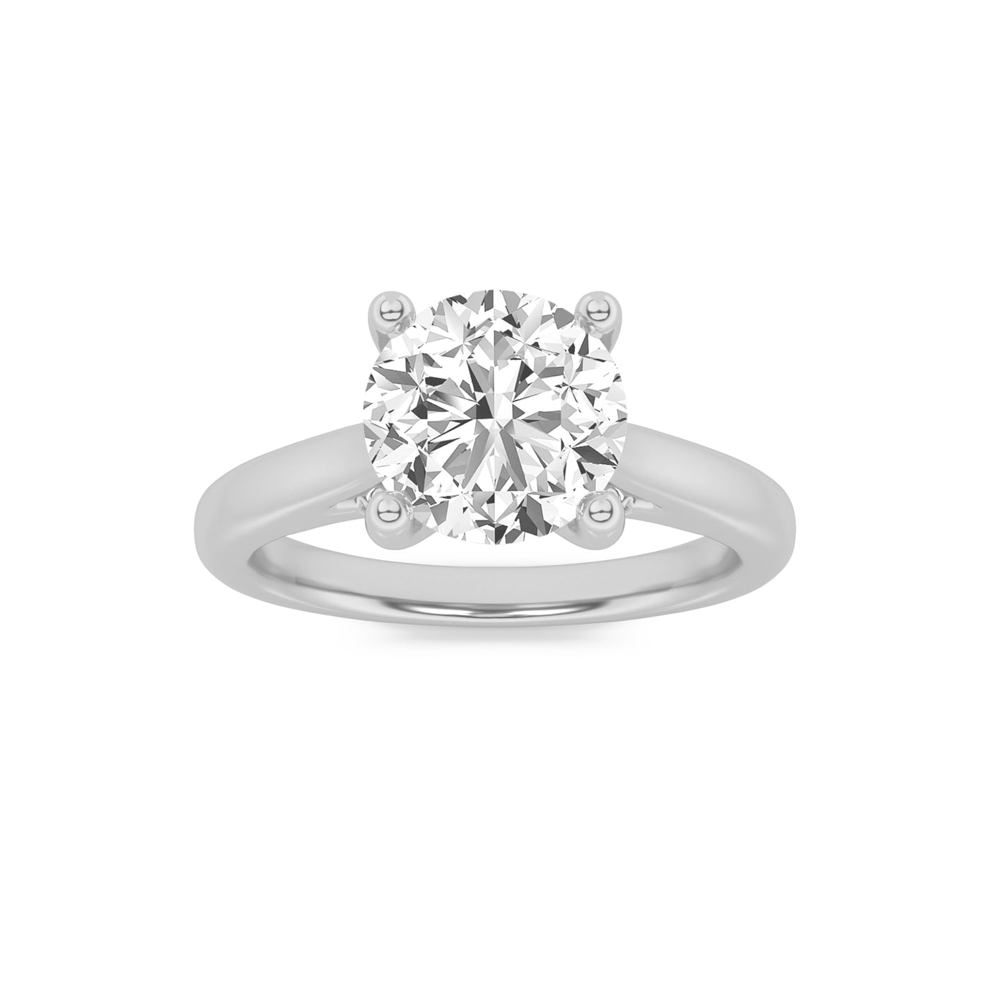18KW 2ct Lab Diamond Solitaire Engagement Ring