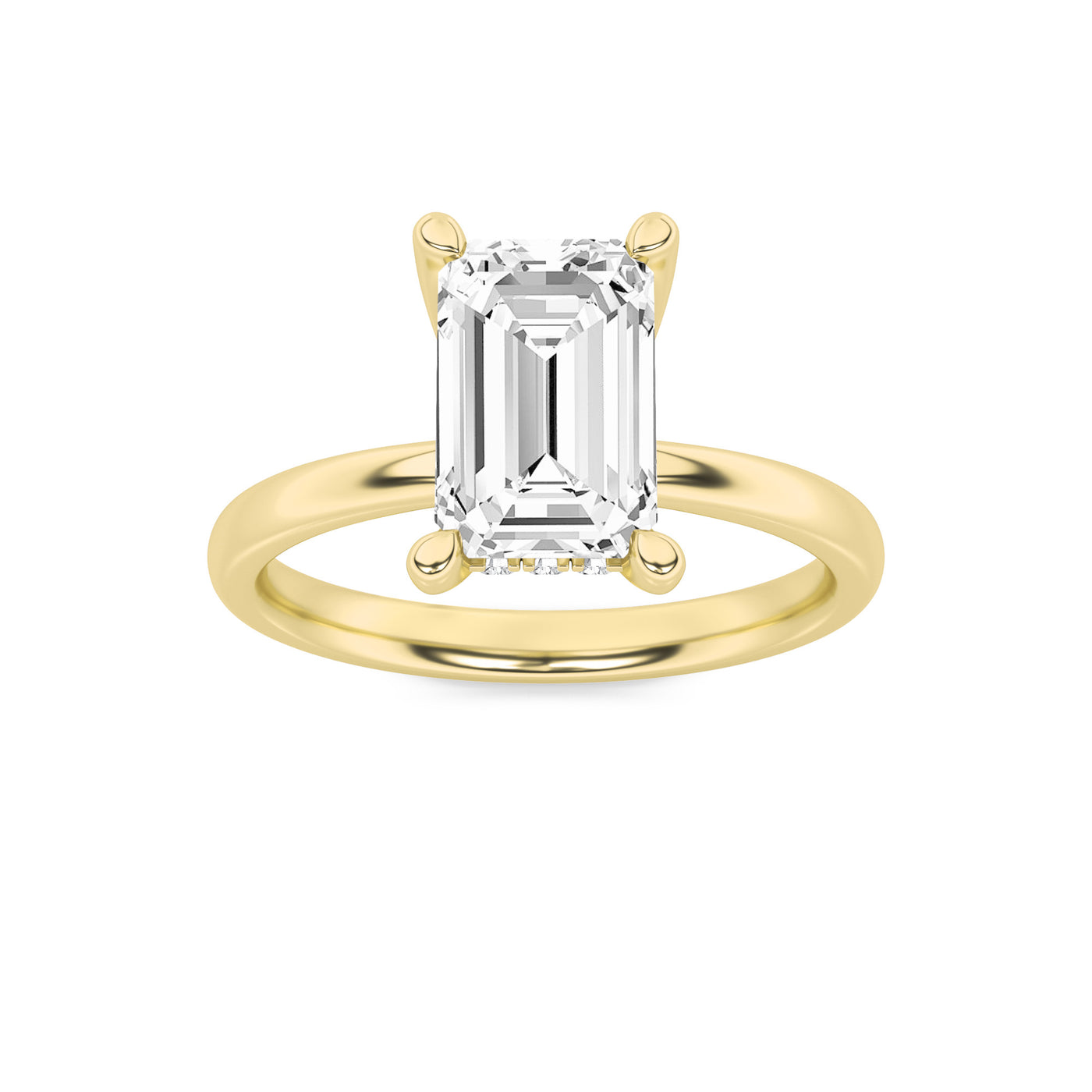 14KY 2.33ct Lab Diamond Solitaire Engagement Ring