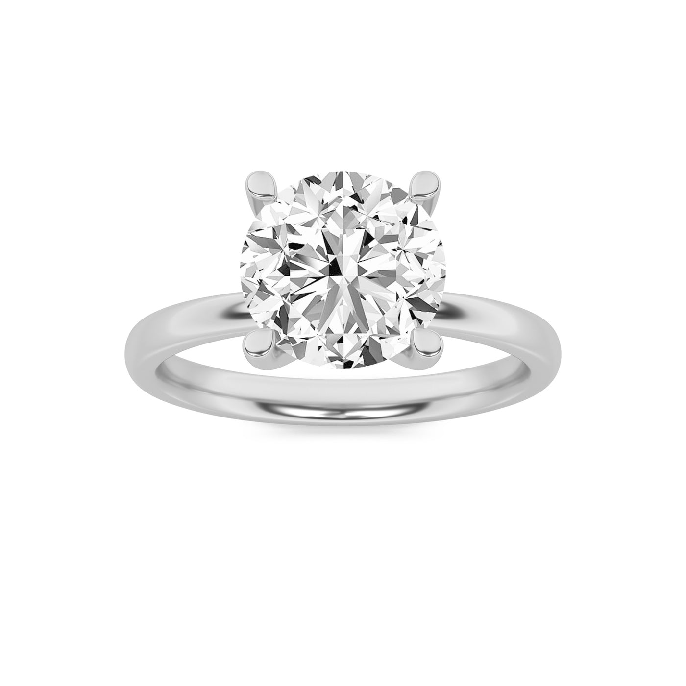 14KW 2ct Lab Diamond Solitaire Engagement Ring