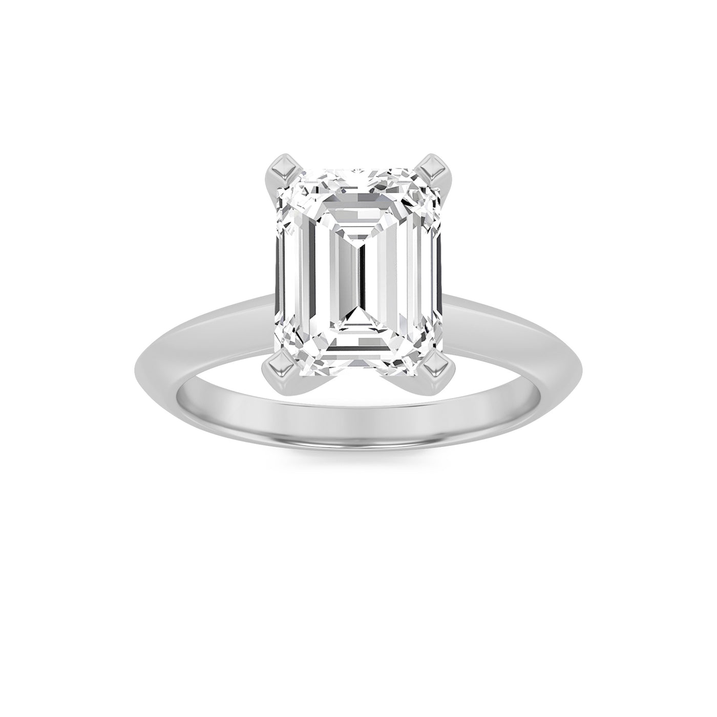 14KW 1.5ct Lab Diamond Solitaire Engagement Ring