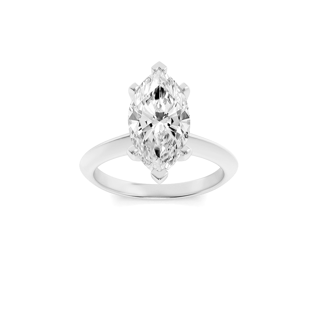 14KW 1.9ct Lab Diamond Solitaire Engagement Ring