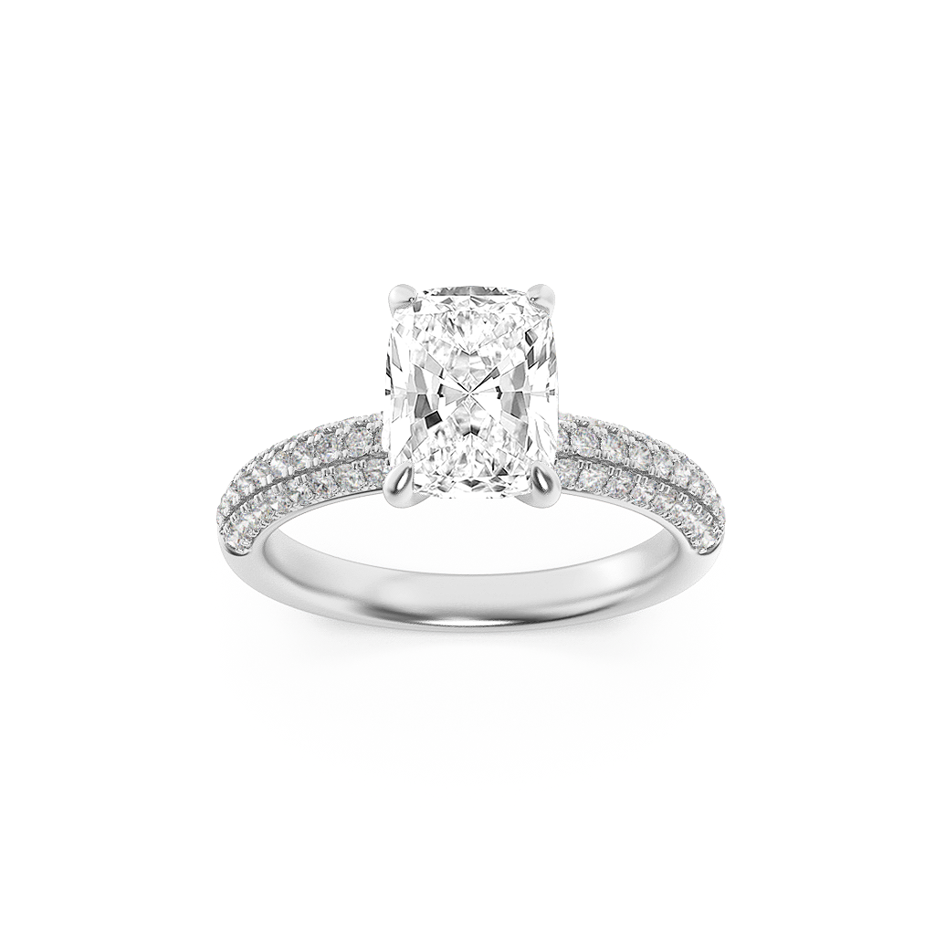 14KW 1.8ct Lab Diamond Solitaire Engagement Ring