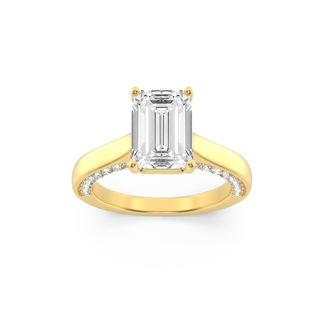 14KY 1.9ct Lab Diamond Solitaire Engagement Ring