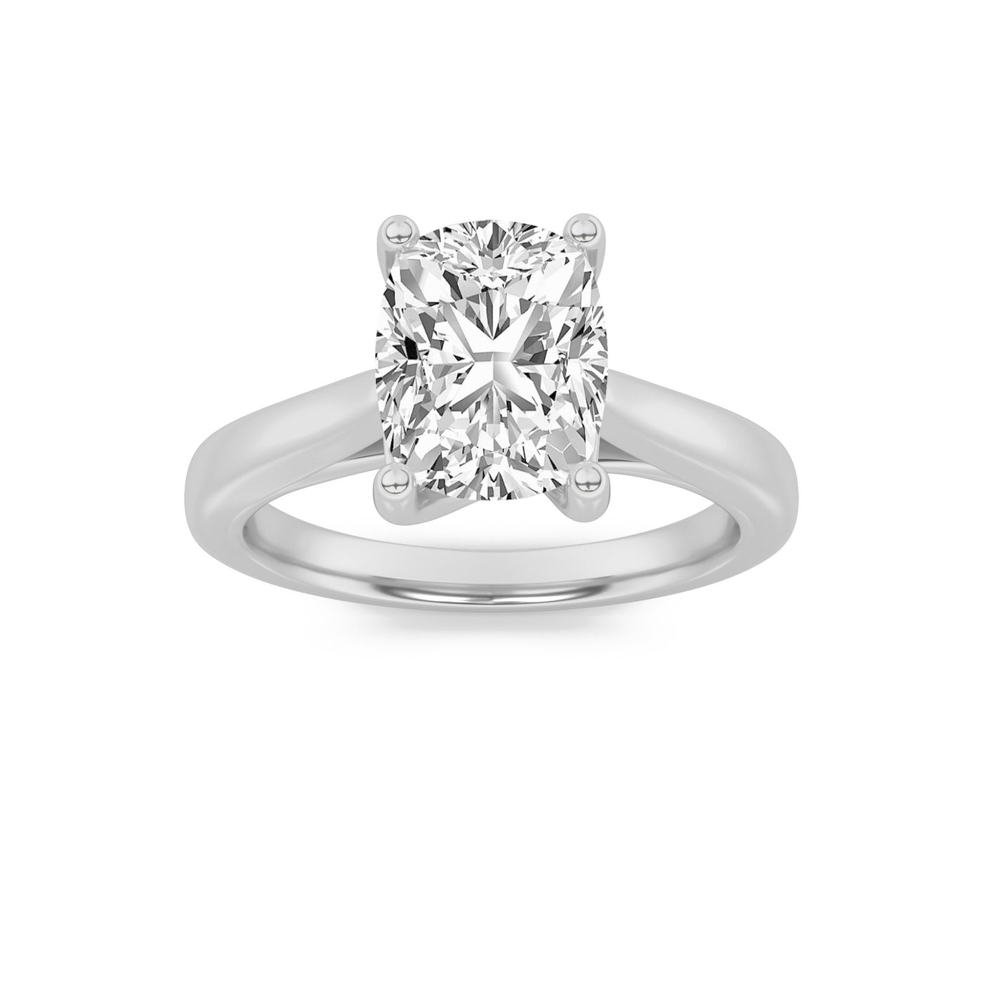 14KW 2ct Lab Diamond Solitaire Engagement Ring
