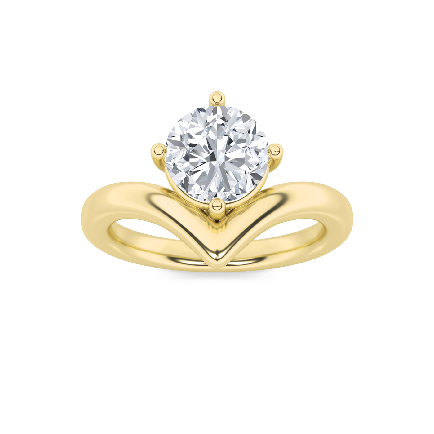 14KY 1.4ct Lab Diamond Solitaire Engagement Ring