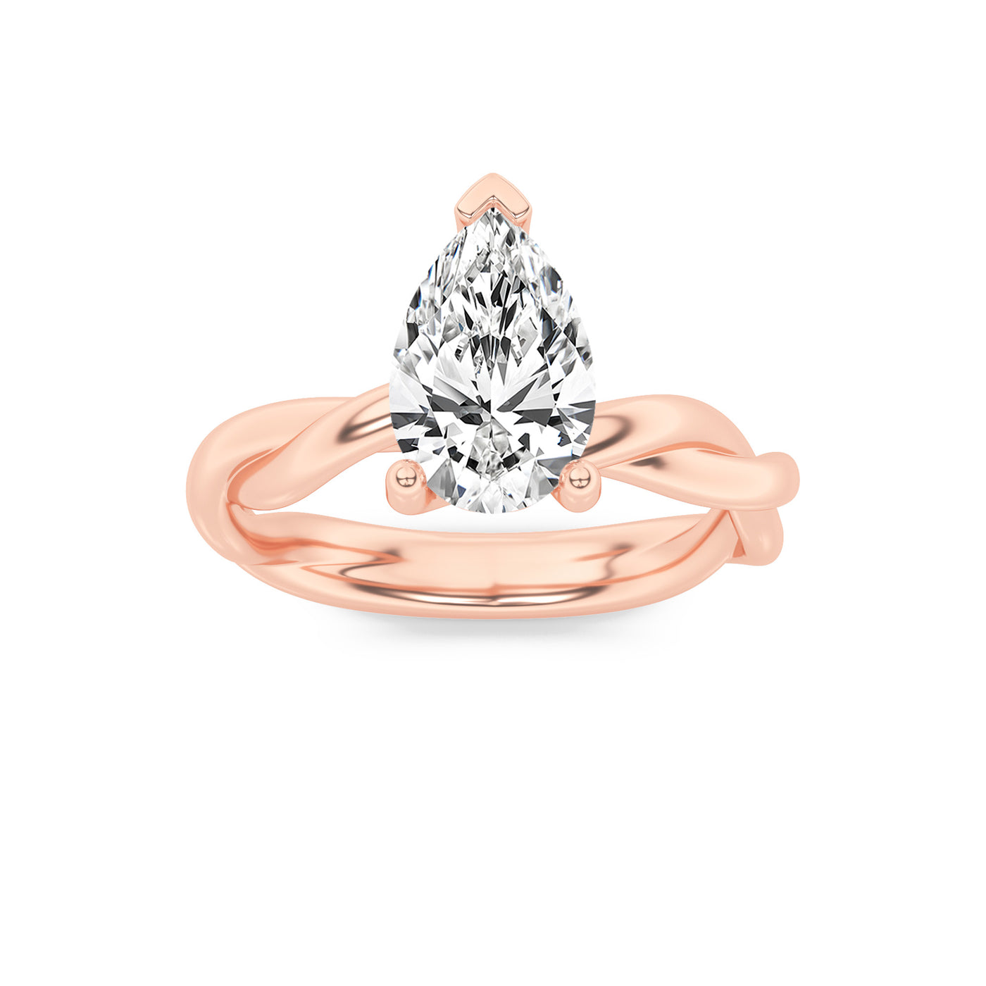 14KR 1.5ct Lab Diamond Solitaire Engagement Ring