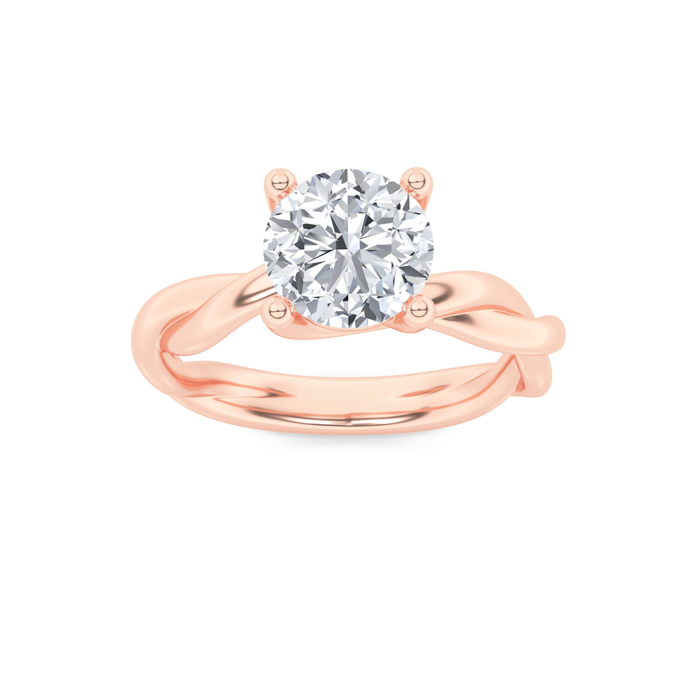 14KR 1.5ct Lab Diamond Solitaire Engagement Ring