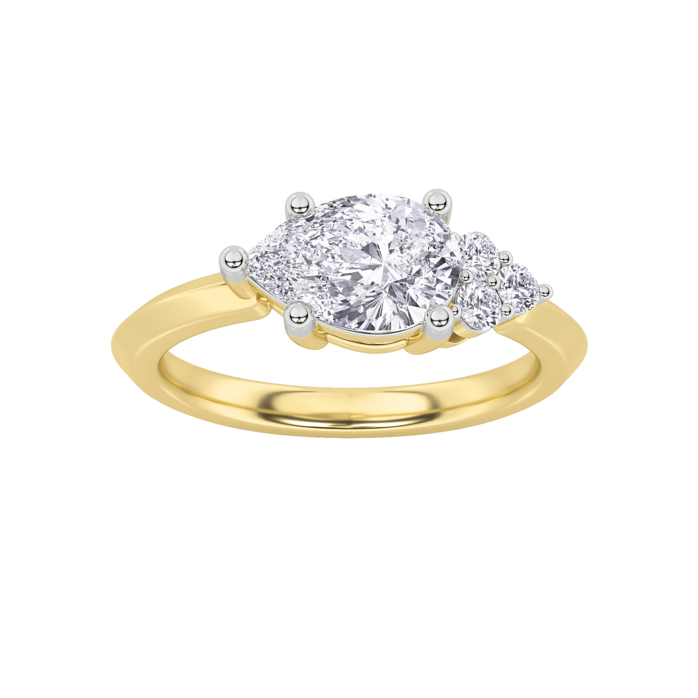 14KY 1.15CT Lab Diamond Solitaire Ring